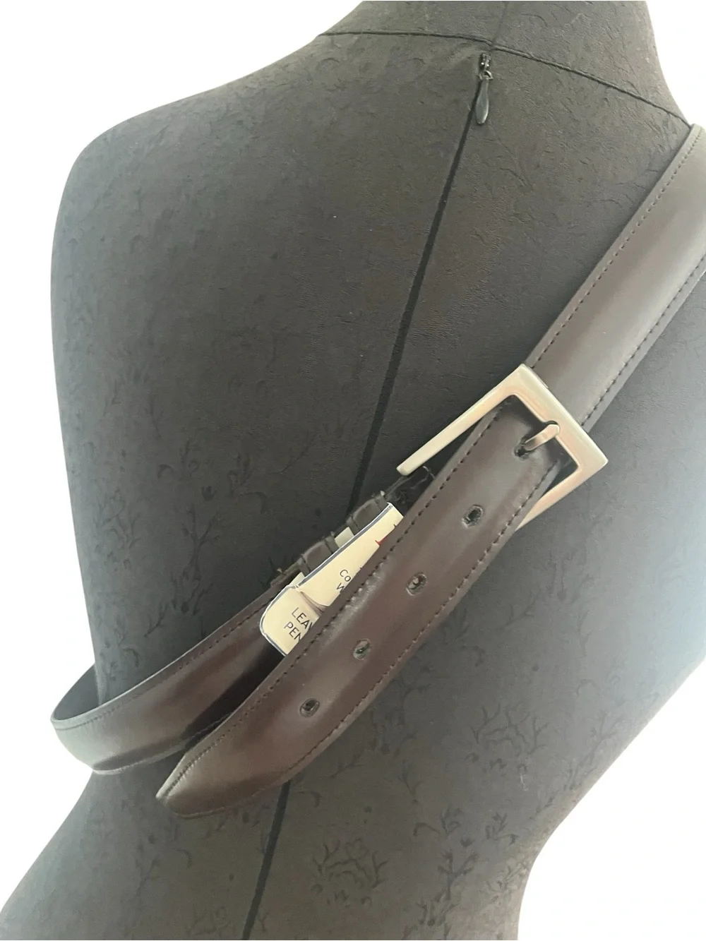 NWT G H Bass Cordova Leather Belt Matches Leavitt Penny Loafer 42 New
